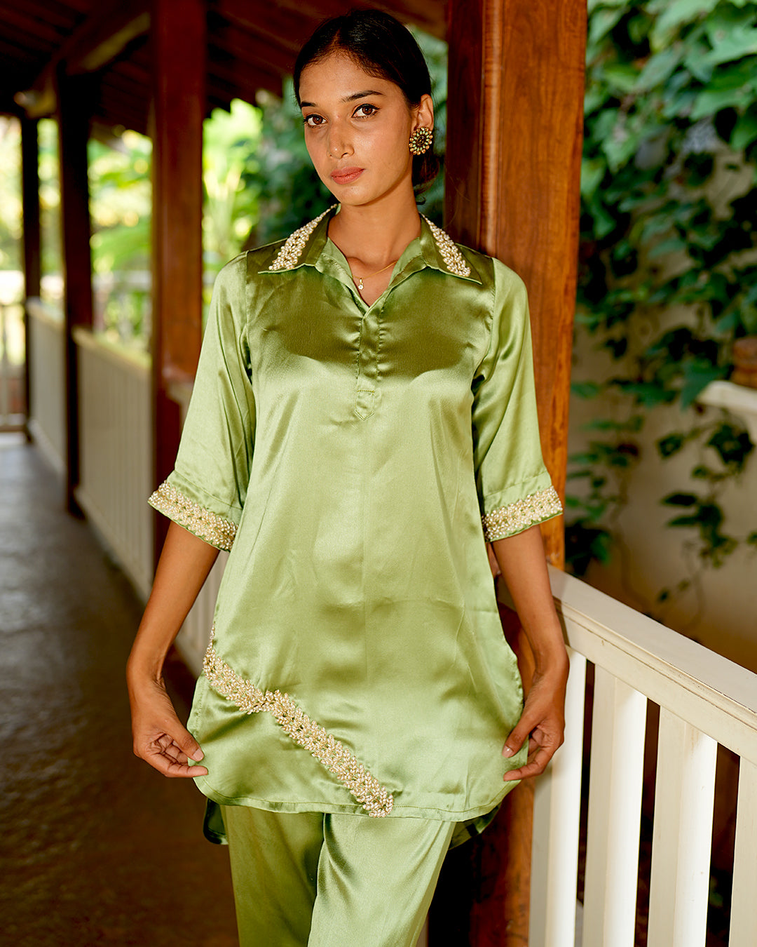 Sage green co-ord set