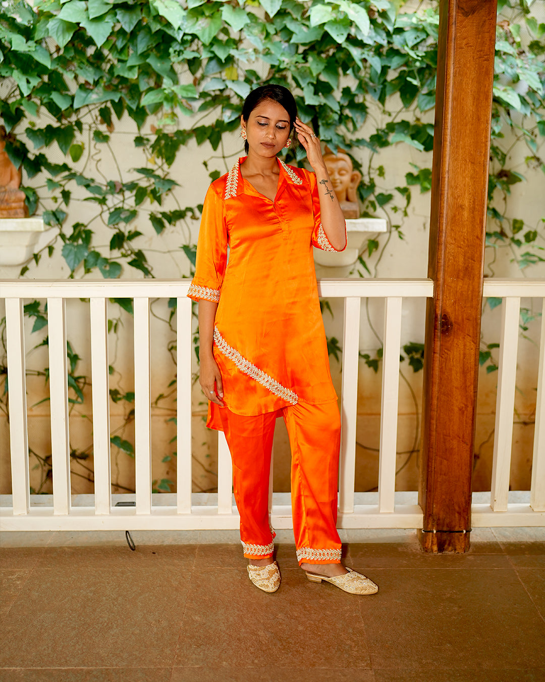 Tangerine orange co-ord set